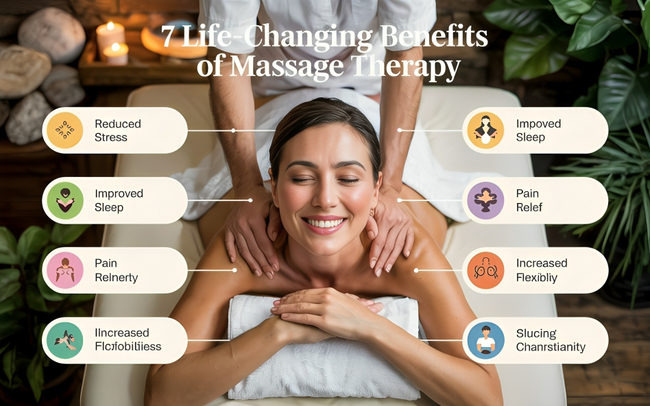 7 benefits of Massage Therapy